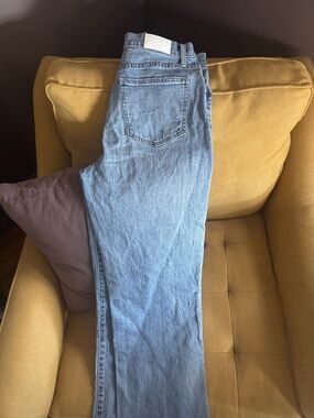 pistola Washed Blue High-Rise Flare Jeans